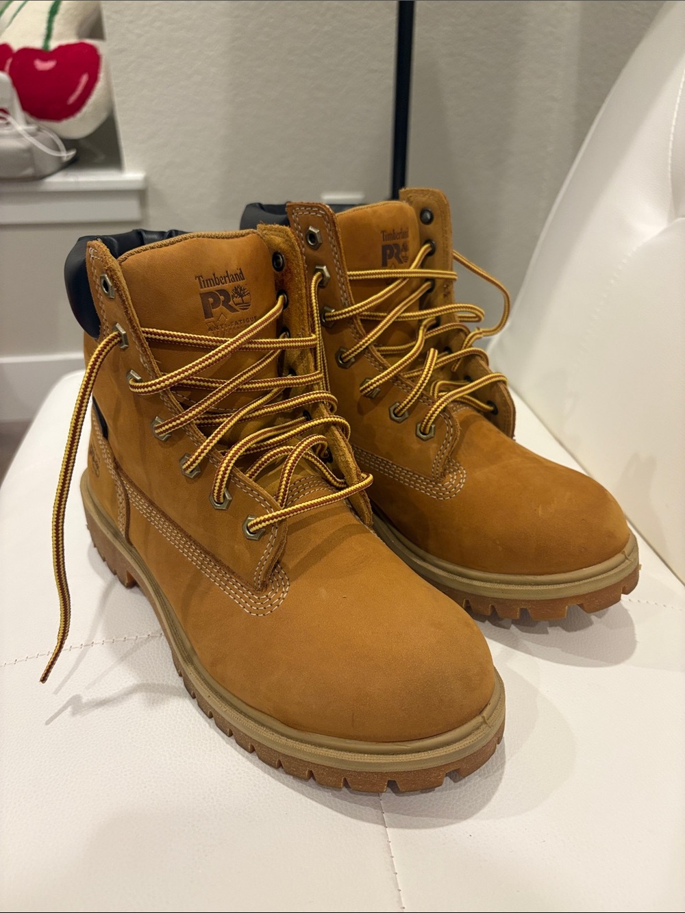 Timberland PRO Wheat/Tan Safety Work Boots Steel Toe Waterproof 8.5 Women’s